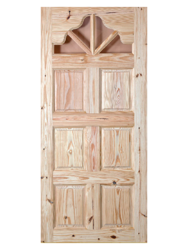 (Basseterre) 6 Panel Doors with French Arch