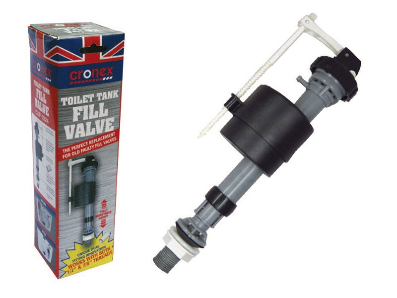 Toilet Tank Fill Valve 1/2" & 7/8" Threads