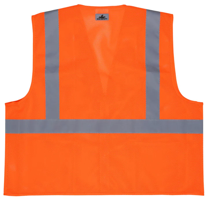 Large Orange Traffic Safety Vest
