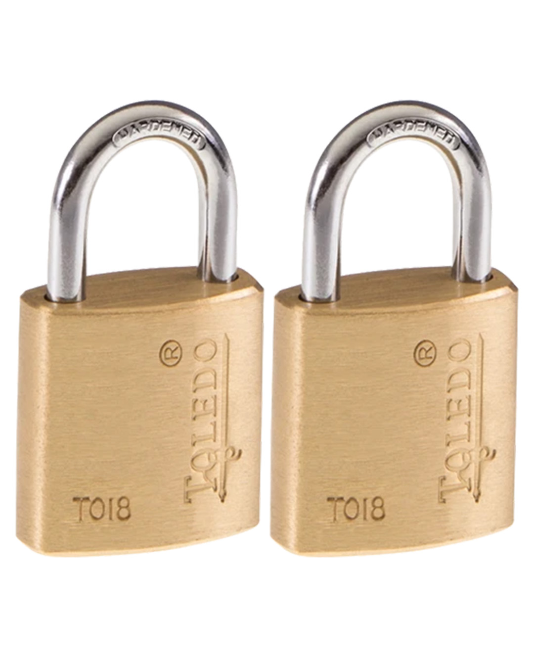 Toledo Solid Brass Padlocks TO18KA2
