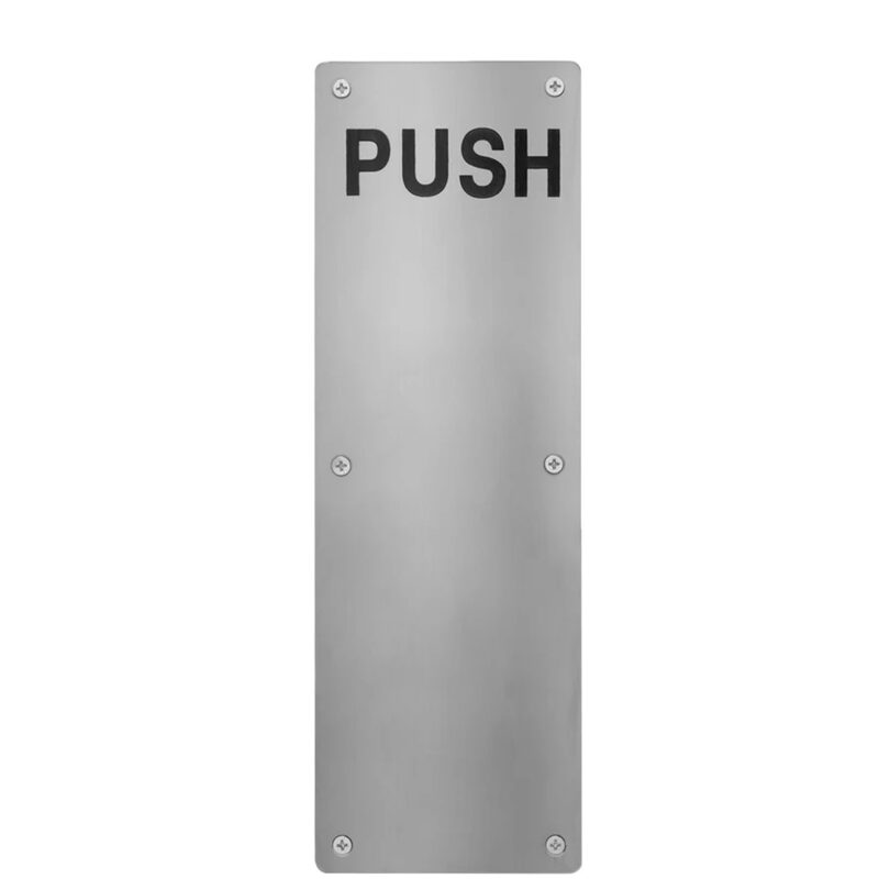 Toledo Stainless Steel Sign Plate – Push